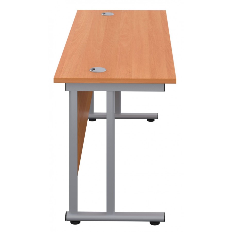 Olton 600mm Deep Cantilever Straight Office Desk